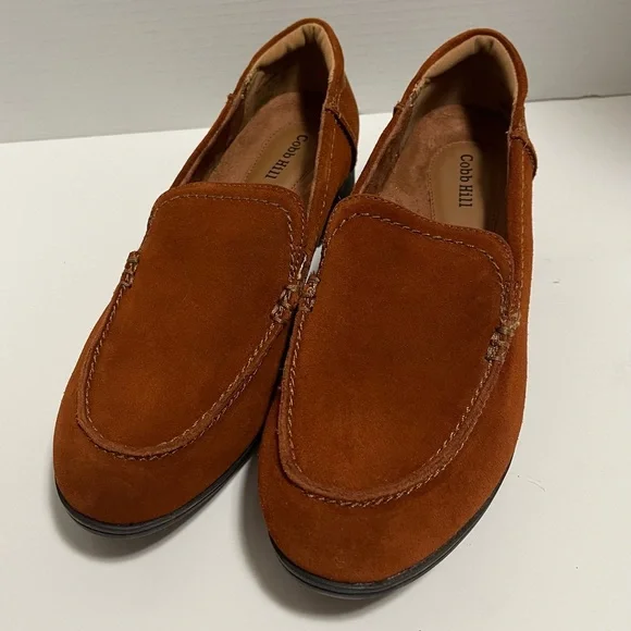 Cobb Hill suede loafer style shoes Womens 7.5 New - Picture 1 of 7